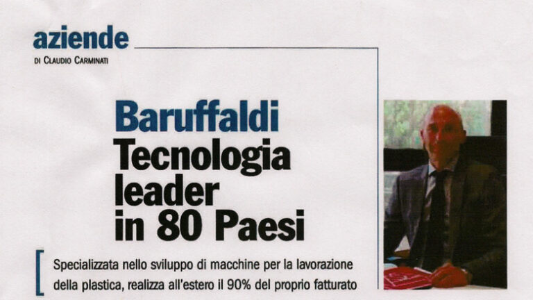 “Baruffaldi – Tecnologia leader in 80 Paesi”: l’articolo di Ferrara Industria