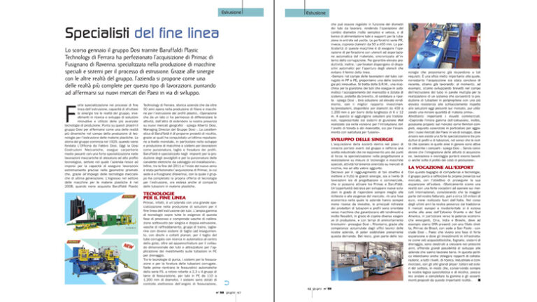 Speaking about us on Impianti Building magazine