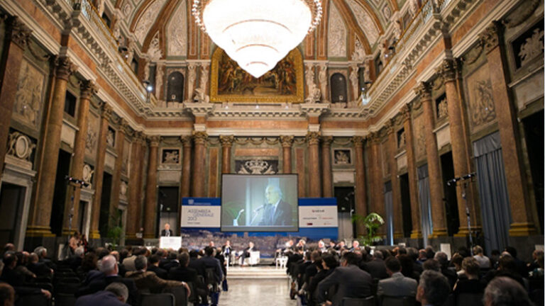 Alberto Dosi at Italian Federation of Metalworking Industries General Meeting